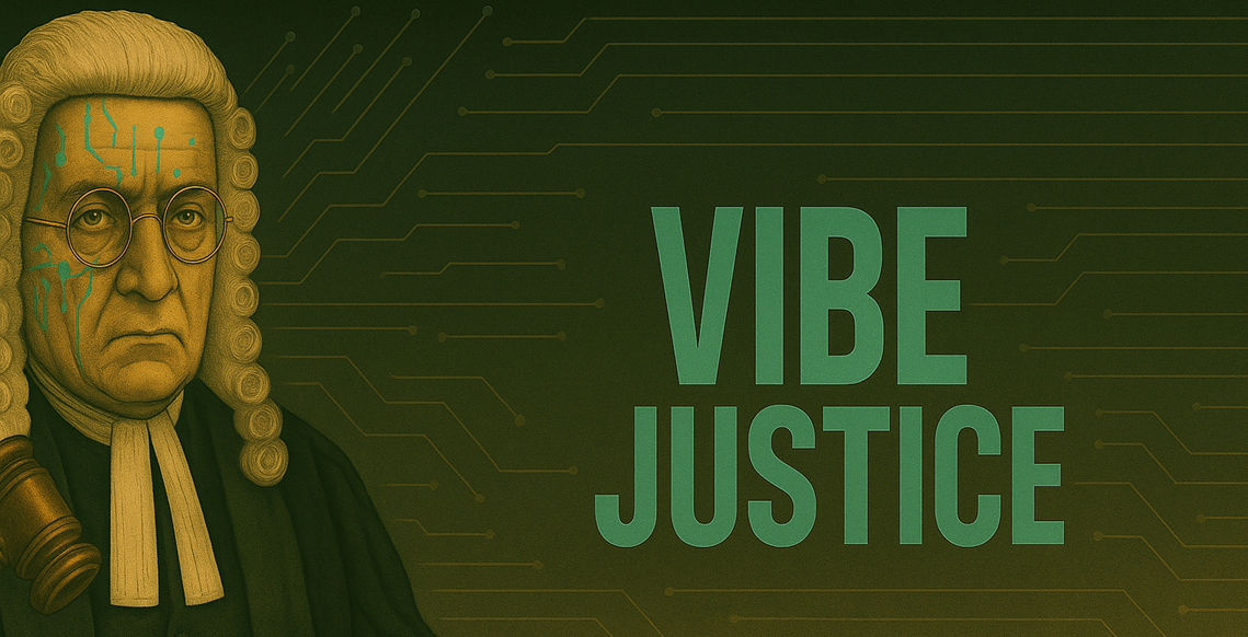 Vibe Justice UK banner